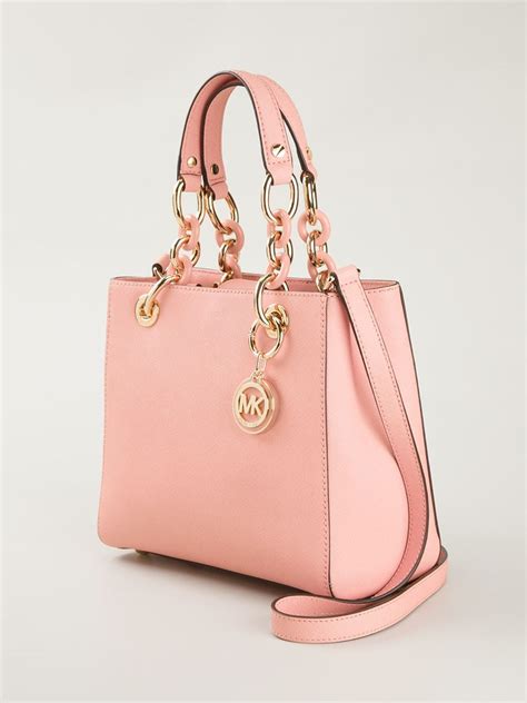 michael kors small pink purse|michael kors pink satchel purse.